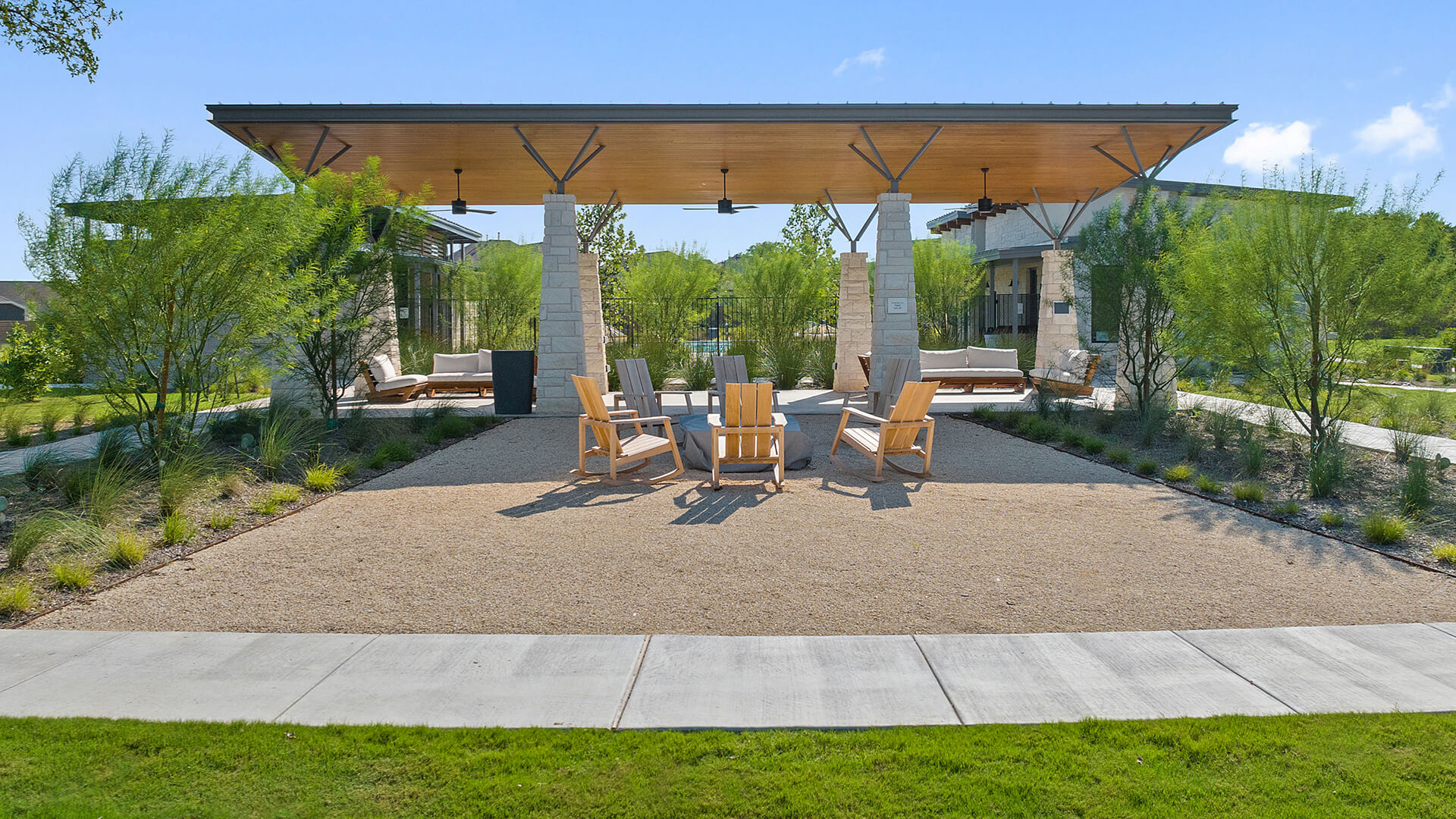 Anthem's Amenity Center Firepit and Pavilion Photo