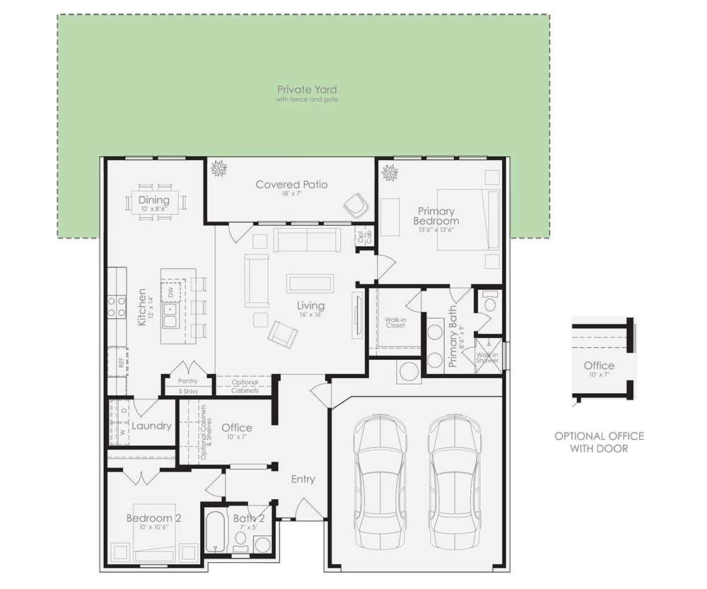 Cottage Style Home - The Sparrow Floorplan Image