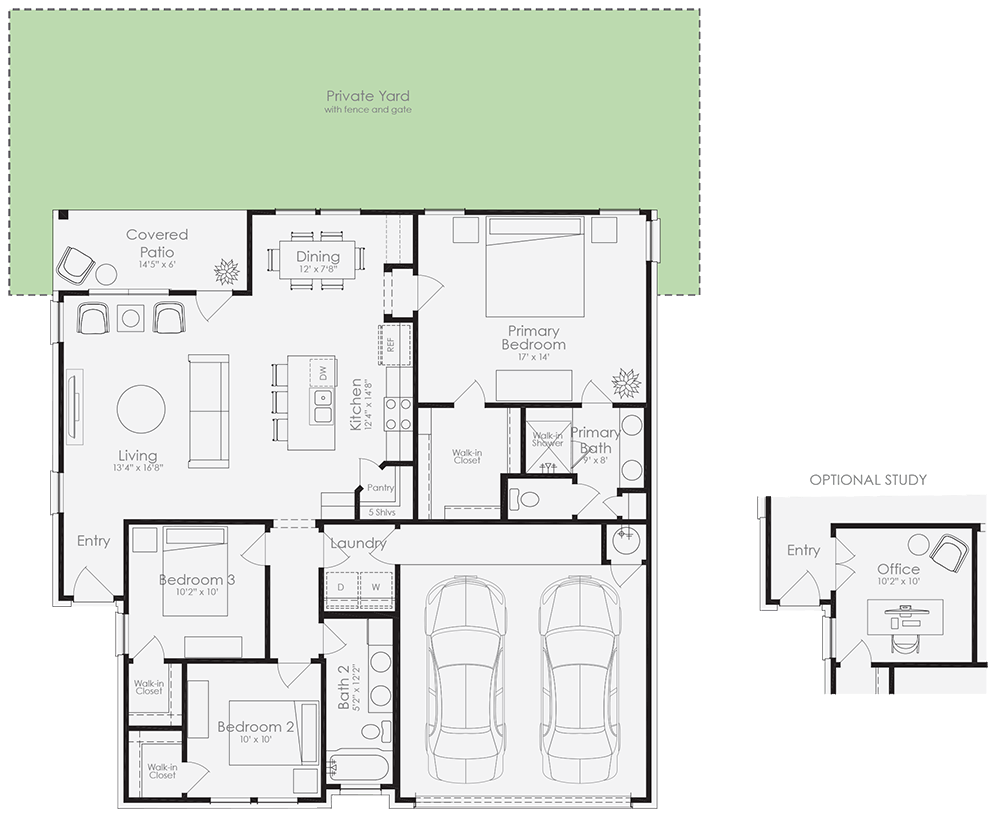 Cottage Style Home - The Sage Floorplan Image
