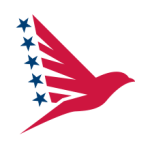 Freedom Series icon graphic of bird with stars